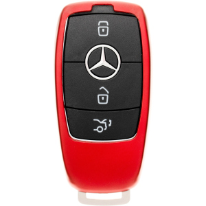 Чехол для автоключа LaManche Mercedes Red (Benz-B01K_rd) лучшая модель в Луцке