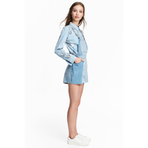 Напівкомбінезон джинсовий H&amp;M 4989906RP12 36 Блакитний (PS2030000034918) ТОП в Луцьку