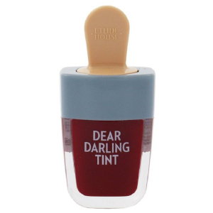 Увлажняющий гелевый тинт для губ Etude House Dear Darling Water Gel Tint Ice Cream PK004 Red Bean Red 4.5 г (8809667985260) ТОП в Луцке