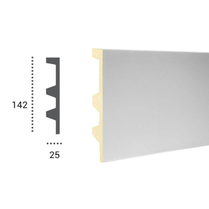 Карниз для прихованого освітлення Tesori KF 505 (2.44 м) надійний