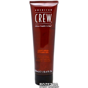 Гель American Crew Light Hold Styling Gel для слабой фиксации волос 250 мл (669316076057) в Луцке