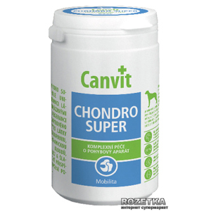 Хондропротектор Canvit Chondro Super для собак таблетки 80 шт (8595602508198/8595602544110) рейтинг