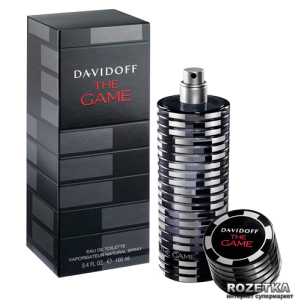 Туалетна вода для чоловіків Davidoff The Game 100 мл (3607349326135) ТОП в Луцьку