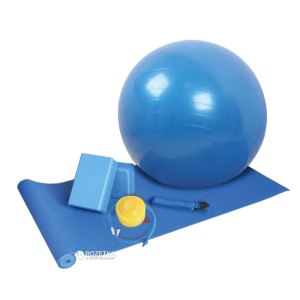 Набор для йоги LiveUp Training Set Blue (LS3243) лучшая модель в Луцке