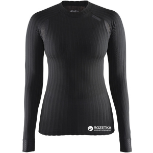 Жіноча футболка з довгим рукавом Craft Active Extreme 2.0 CN LS Woman 1904491-9999 S Black (7318572622081) краща модель в Луцьку