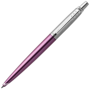 хороша модель Ручка кулькова Parker Jotter 17 Victoria Violet CT BP Синя Фіолетовий корпус (16 732)