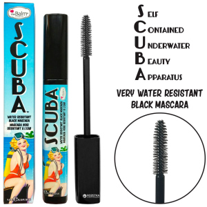 Водостійка туш для вій TheBalm Scuba Water Resistant Black Mascara 9.8 мл (681619810343) в Луцьку