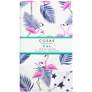 Підковдра Cosas Бязь Преміум Flamingo Palm 155х215 (4822072605275) краща модель в Луцьку