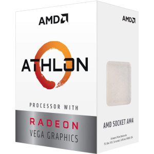 Процессор AMD Athlon 220GE 3.4GHz/4MB (YD220GC6FBBOX) AM4 BOX лучшая модель в Луцке