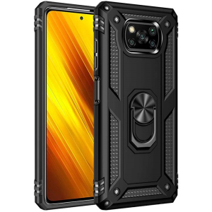 Панель BeCover Military для Xiaomi Poco X3 Black надежный