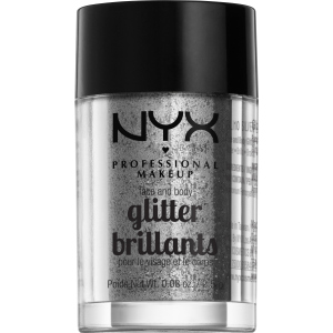 Глиттер NYX Professional Makeup Face & Body Glitter 10 Silver 2.5 г (800897846824) лучшая модель в Луцке