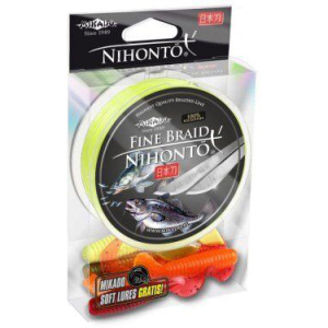 Шнур Mikado Nihonto Fine Braid 150 м 0.12 мм 8.80 кг Fluo (Z19F-012) краща модель в Луцьку