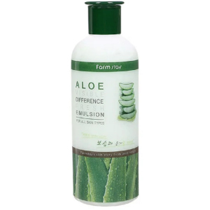 Зволожуюча емульсія для обличчя FarmStay Aloe Visible Difference Fresh Emulsion з екстрактом алое 350 мл (8809514480283) рейтинг