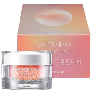 Крем, що освітлює, з перловою пудрою May Island Whitening Tone Up Pearl Cream 50 г (8809515400150) краща модель в Луцьку