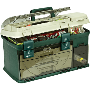 Ящик Plano Tackle Box XL 3-х поличковий 53.1x30x30 см Зелений/Бежевий (737002) в Луцьку