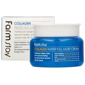 Крем для лица FarmStay Collagen Water Full Moist Cream Увлажняющий с коллагеном 100 г (8802221001338) лучшая модель в Луцке