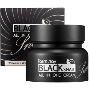 Крем для обличчя FarmStay Black Snail All in One Cream Відновлюючий з екстрактом чорного равлика 100 мл (8809469775106) ТОП в Луцьку