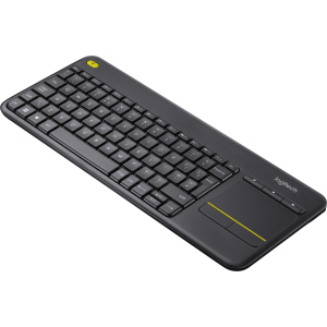 Клавиатура беспроводная Logitech Touch K400 Plus Black RUS (920-007147) лучшая модель в Луцке