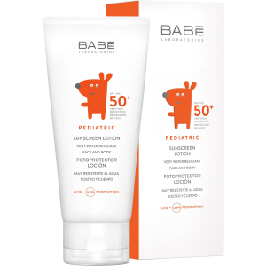 Дитячий сонцезахисний лосьйон BABE Laboratorios SPF 50 100 мл (8437011329400) краща модель в Луцьку