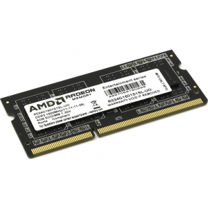 Оперативная память AMD SODIMM DDR3L-1600 4096MB PC3-12800 R5 Entertainment Series (R534G1601S1SL-U) лучшая модель в Луцке