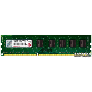 Оперативна пам'ять Transcend DIMM DDR3-1600 8192MB PC3-12800 (TS1GLK72V6H) в Луцьку