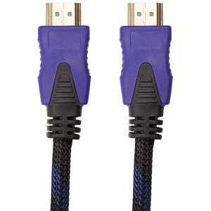 Кабель PowerPlant HDMI - HDMI 25 м, позолочені конектори, v1.4, Nylon Double ferrites (KD00AS1208) ТОП в Луцьку