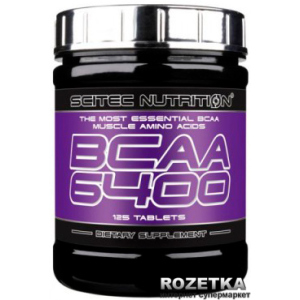 Аминокислота Scitec Nutrition BCAA 6400 125 таблеток (728633107513) ТОП в Луцке