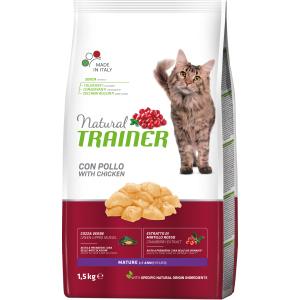 Сухий корм для зрілих кішок від 7 років Trainer Natural Super Premium Mature Cat 1.5 кг (8059149029870) краща модель в Луцьку