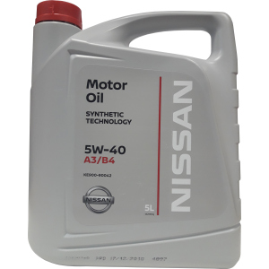 Моторна олія Nissan Motor Oil 5W-40 5 л (KE900-90042) краща модель в Луцьку