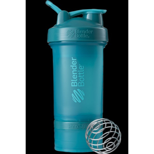 Шейкер BlenderBottle ProStak с шариком 650 мл Голубой (PS 22oz Teal) ТОП в Луцке