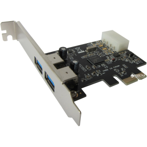 Контроллер Dynamode PCI-E-USB 3.0 (2 внешних порта) (USB30-PCIE-2) лучшая модель в Луцке