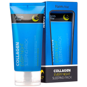 Ночная маска для лица FarmStay Collagen Every Night Sleeping Pack с коллагеном 120 мл (8809639172452) ТОП в Луцке