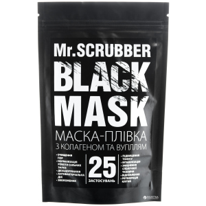 Чорна маска для обличчя Mr.Scrubber Black Mask для всіх типів шкіри 40 г (4820200230160) краща модель в Луцьку