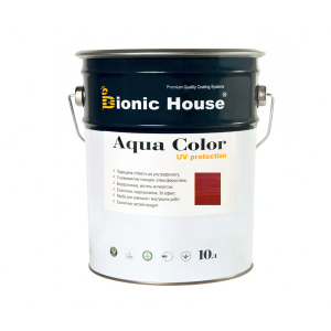 купить Краска для дерева Bionic-House Aqua Color UV-protect 10л Вишня А108