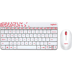 Комплект бездротової Logitech MK240 Nano White RUS (920-008212) в Луцьку