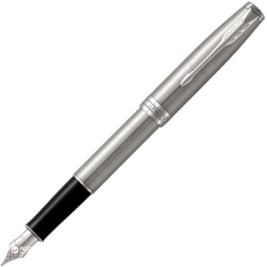 Ручка перьевая Parker Sonnet 17 Stainless Steel CT FP F Синяя Серый корпус (84 211) ТОП в Луцке