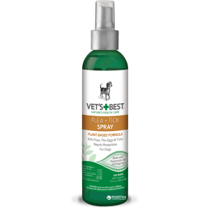 Спрей VET`S BEST Flea & Tick Spray от блох, клещей и москитов для собак 236 мл (vb10346) лучшая модель в Луцке