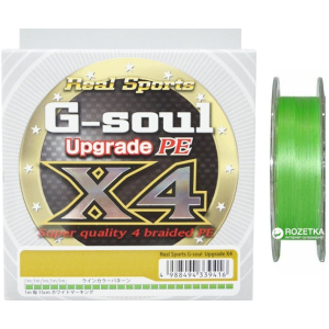 Шнур YGK G-Soul X4 Upgrade 200 м 0.148 мм 0.8 кг/14 lb Серый (55450114) ТОП в Луцке