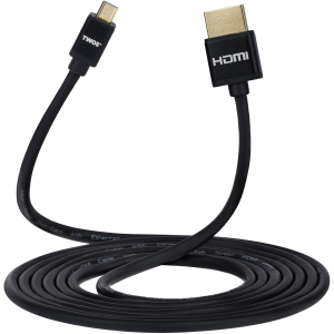 Кабель 2E Ultra Slim HDMI 1.4 (AM/micro AM) High Speed ​​2 м Black (2EW-1121-2m)