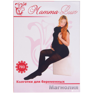 Колготки для беременных Mamma Lux 703 320 Den 4 р Черные (ROZ6205018729) ТОП в Луцке