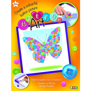 купить Набор для творчества Sequin Art Button Butterfly 26х26 см (SA1528)