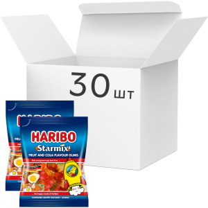 Упаковка цукерок жувальних HARIBO Starmix 80 г х 30 шт (9002975727112) краща модель в Луцьку