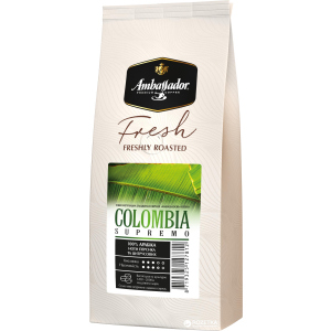 Кава у зернах Ambassador Fresh Colombia Supremo 1 кг (8719325127812) краща модель в Луцьку