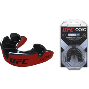 Капа OPRO Junior Silver UFC Hologram Red/Black (002265001) в Луцке