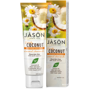 Зубна паста Jason Загоює з олією кокосу Simply Coconut 119 г (078522014966) в Луцьку