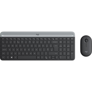 Комплект Logitech MK470 Wireless Slim Graphite (920-009206) в Луцьку