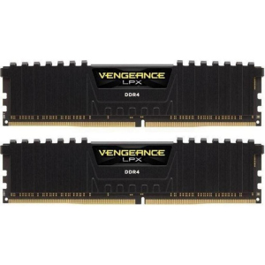 Модуль пам'яті для комп'ютера DDR4 16GB (2x8GB) 3600 MHz Vengeance LPX Black CORSAIR (CMK16GX4M2D3600C18) рейтинг