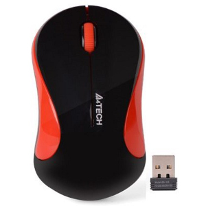 Миша A4 Tech G3-270N (Black+Red) безпровідна V-Track USB, 1000dpi лучшая модель в Луцке