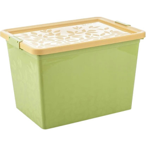Ящик для хранения BranQ Жасмин 22 л Зеленый (7122-3brq-зеленый) в Луцке