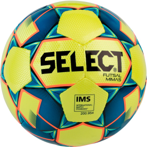 М'яч футзальний Select Futsal Mimas (102) Yellow-Blue (5703543187058) ТОП в Луцьку